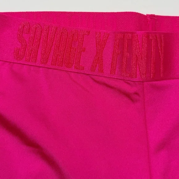 Pink Leggings Athleisure Savage X Fenty Sports Casual Lounge Pants Active Wear - Picture 8 of 17